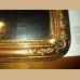 specchiera antica in foglia oro con speccchio originale al mercurio rettangolare 135x87